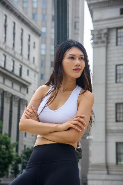 NYC Street fashion model